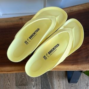 Birkenstock Honolulu Eva Yellow Flip Flop Sandals, Size 39 /W 8.